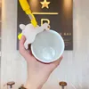 2021 Starbucks Tumbler 370 мл дайвинг -медведь мороженое керамическое питьевая кружка с крышкой bg5e