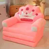 Support Seat Plush Soft Cuddles Folding Sofa Leather Sit Comfortable Chair For Kids Baby Birthday Christmas Gift J220729