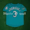 College Baseball draagt ​​1994 1997 Retro 24 Ken Griffey Jr. Jersey 3 Alex Rodriguez 19 Jay Buhner 51 Ichiro Suzuki 11 Edgar Martinez gestikt Green White Gray Blue