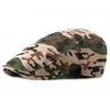 Berets Casual Frühling Sommer Hut Männer Frauen Denim Sboy Caps Duckbill Ivy Flache Herbst Camouflage Cap Adjustab9408997