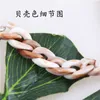 Bag Parts Accessories 17mm22mm Creative small fish bone resin chain acrylic bag strap shoulder jewelry accessory 221124