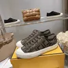 Skor roller designer domino canvas damer utomhus walikng bruna kvinnliga män tyg höga lågtoppar sneakers