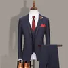 Ternos masculinos blazers feitos sob encomenda padrinhos padrão noivo smoking xale lapela homem casamento zha037999 221123