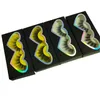 Naturliga ￶gonfransar Partihandel Silk Eyelash Faux Mink 3D Syntetiska fransar Fiber Lash Vendors Box och Logo Service