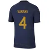 Nationale team Franse voetbalshirts WK 2022-23 9 Olivier Giroud 10 Kylian Mbappe 14 Adrien Rabiot 24 Ibrahima Konate 18 Dayot Upamecano voetbalshirttenues