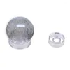 Bolsas de joyería soporte de exhibición acrílico transparente Jade gema Base perla estante de mesa redondo 10 unids/lote