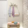 Almacenamiento de ropa Luz de lujo Simple pared del porche gancho para ropa en el hogar