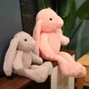 1 stc 3890 cm Kawaii Fluffy Rabbit Plush Toys Bunny Soft Stuffed Dolls Kids Toys Baby Sussen voor meisjes verjaardagscadeau J220729