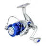 Mulinelli da spinning SA1000-7000 Lenza da pesca Wheel Pole Wheel Spinning Wheel Plastic Head Silver Blue