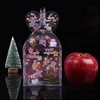 Emballage cadeau en plastique transparent Apple cadeau boîte de Noël Eve Candy Cake Case Ornements Santa Claus Stars Emballage Conteneur Personnalité Dh0P3