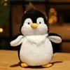 シミュレーションkawaii 233040cm豪華なペンギンのおもちゃの抱きしめ美しいソフト人形ldren眠っているスイセンペルシュキッズギフトJ220729
