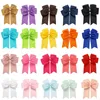 6 pouces bébé filles pinces à cheveux Double couche ruban machaon arcs pinces à cheveux enfants femmes infantile épingles à cheveux accessoires de cheveux