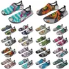 Homens Mulheres Sapatos personalizados Sapatos de água Diy Moda de tênis personalizados Multi-Colored352 Mens Outdoor Sport Trainers