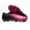 2022 Mens Soccer Shoes X SPEEDPORTAL FG Leather Cleats World Cup Football Boots Size 39-45 Black White botines futbol