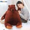 60100Cm Huge Brown Bear Plush Toy Beautiful Teddy Bear Plush Cuddly Animal Soft Doll Pillow Toy for Girls Kids Birthday J220729