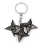 Kunai Shuriken Konoha Ninja Keychains for Bags Men Key cadeias colhedas anime bugigangas keyring narutos acessórios femininos backpacks de jóias presentes