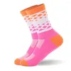 Sports Socks Professional Compression H￶gkvalitativ cykel snabb torr andas basket mellanstrumpor