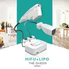 Hifu Skin Care Machine Высокая интенсивность, сфокусированная на ультразвуковом ультразвуковом снятии морщин, укрепляющий укрепляющий липосоникс жир, формирование липосакции