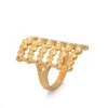 Cluster-Ringe Dubai für Frauen, Naher Osten, goldfarbener Ring, äthiopische Armbänder, Saudi-Arabien, Hochzeitsschmuck, afrikanische Geschenke