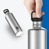 water bottle FEIJIAN Stainless Steel Water Bottle Portable Cycling Sports Leakproof BPA Free Large Capacity With Bag 221125