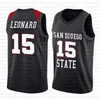 O basquete universitário veste camisetas da North Carolina State University 23 Michael JD college University NCAA 15 Kawhi Laney High School Basketball Jersey Leonard FEF
