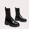 2022 Designer Channel Boots Buty Nude Black Winted Stopa Środkowy obcas Długie krótkie buty Buty MNV
