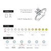 Solitaire Ring ATTAGEMS Rings Emearld Cut 35CT VVS D Color 925 Sterling Silver Pass Diamond Test for Women Elegant 221119