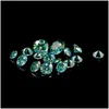 Diamants en vrac 1.0Carats 1.03.0Mm Petite taille Excellente coupe Couleur verte Vvs1 Rond Moissanite Pierre Pierre précieuse en vrac Goutte Delive Dhgarden Dhdby