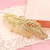 Wedding Hair Jewelry Gold Handmade Wedding Hair Accessories High End Crystals Bridal Hairpieces Delicate Small Prom Combs H1 Dhgarden Dhrl2