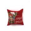 Cushion/Decorative Pillow Pillow 1 Pc 45X45Cm Jacquard Christmas Pattern Er Dont Include Inner For Bed Sofa Seat Car 1Jl0110 Drop De Dhxfx