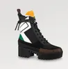 2023 Luxury Laureate Platform Desert Boots 1A41Qd 1A43Lp Black Heart Boot Overcloud High Flat Booties Martin Shoes Sneaker