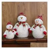 Decora￧￵es de Natal Decora￧￵es de Natal decora￧￣o Papai Noel Snowman Snowman Doll Scene GiftsChristmas Drop Delivery Home Garde Dhzwg