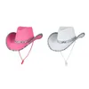 Berets Western Style Women Cowboy Hat Cowgirl Hats do kostiumów