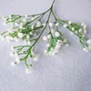 Dekorative Blumen, 1 Stück, künstliche Kunstseide, Gypsophila, Kunststoff-Dekoration, Hochzeit, Heimdekoration, DIY-Atemzweig