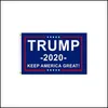 Banner vlaggen Trump Tank Flag Donald John Banner USA President Decortive Train Keep America Great Diverse Styles 12WF F1 Drop Lever Dhvat Dhvat