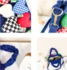 Borsa per bambini autunno/inverno amore borsa per ragazza borsa a tracolla in tela denim con personalità a forma di cuore per genitori e figli