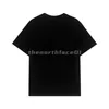 T-shirt da uomo di design di lusso T-shirt allentata di marca di moda a maniche corte con stampa a catena di stampa scura Top nera bianca taglia asiatica S-2XL