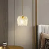 Hängslampor modern lyxig sovrum lampa tak ljus pärla glas heminredning vardagsrum nordiskt loft ljuskrona led belysning fixtur