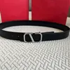 Ceinture de créateur ceinture en cuir à la mode style minimaliste largeur 3.8cm 3 styles disponibles pour les hommes belle bonne belle