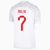 National Team Soccer Polen Jerseys World Cup 2022 2023 Lewandowski Milik Kiwior Cash Zielinski Szymanski Bielik Grosicki Swiderski Bednarek Football Shirt Kits