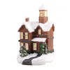 Christmas Decorations Christmas Decorations Lighted Houses Village Led Resin Light House Scene Ornaments For Kids Children Gift Drop Dhd03