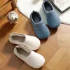 Slippers Autumn Breathable Teddy Fabric Indoor Women Home Shoes Lovers House Fleece Slides Nonslip Men Couples Outdoor 221124