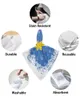 Tovagliolo da tavola Pupazzo di neve Albero di Natale Alce Fiocco di neve Tovaglioli blu Set Festival Home Wedding Party Dinner Cloth