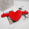 Bambole per feste di San Valentino Coniglietto Peluche Ripiene Cuscini a forma di cuore farcito Carino Cuscino novità per divano Camera da letto Decorazioni per la casa Regali per bambini