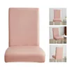 Chair Covers Oilproof Cover Stretch Accessories Decoration With Elastic Bottom Removable Seat Case For Household Home Banquet