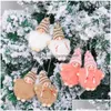 Décorations De Noël Décorations De Noël Pcs Belle Peluche Jouets Poupées Décoration Pour La Maison Arbre Ornements Navidad 2022 Décor De Noël Y Dhc8V