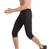 Männer Body Shaper Fitness Fett Abnehmen Männer Sauna Shorts Leggings Taille Shapewear Hosen Schweiß Brennen Hohe Trainer Laufen Sport