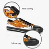 hommes femmes bricolage de chaussures personnalisées basse toile de skateboard baskets triple noire personnalisation uv imprimer sport baskets kele303