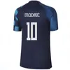 2022 Modric Kroatien Soccer Jerseys Perisic Lovren Majer Kovacic Kramaric Football Shirts Mens Brozovic Vlasic Pasalic Budimir Uniform National Team Kids Kit