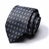 Papillon 7,5 Cm Skinny Seta Nero Blu Solido Cravatta Set Collo Per Uomo Affari Occasioni Cravatta Dot Stretto Gravata